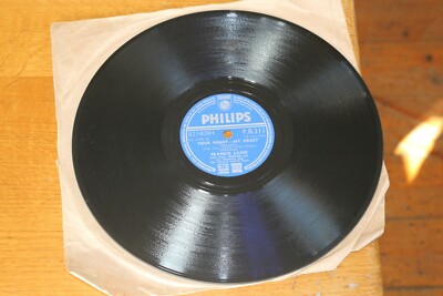 Frankie Laine Rain Rain Rain / Your Heart My Heart Philips 78 10'' Record 1954