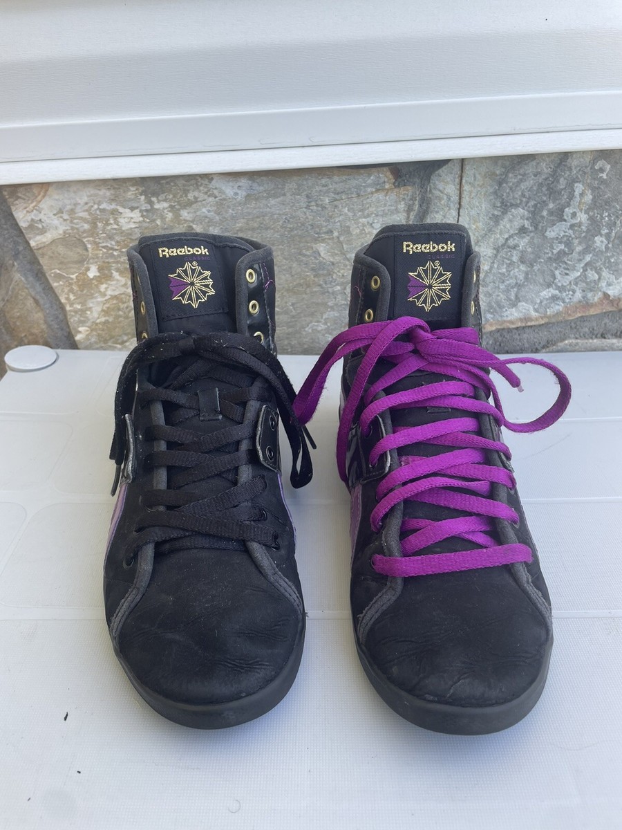 RARE Reebok Classic Men's Boxing Wrestling Shoes Black