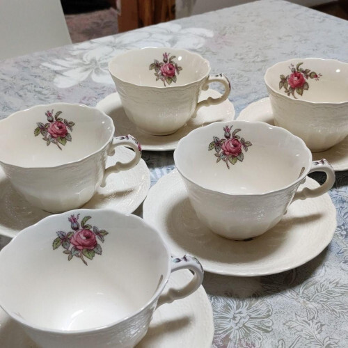 Spode Billingsley Rose C&S x 5 customers 31800➡28400 | eBay