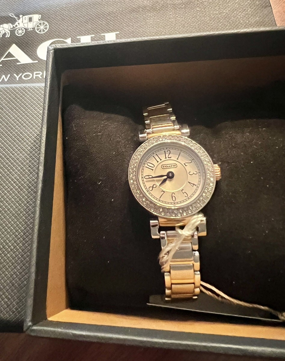 Coach Watch Madison Two Tone Rose & Silver Stainless Steel  display picture 3