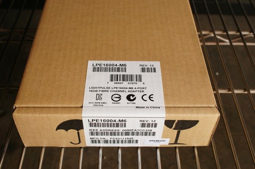 NEW EMULEX LightPulse LPE16004-M6 4-Port 16GB FIBRE Channel Adapter  - Picture 3 of 4