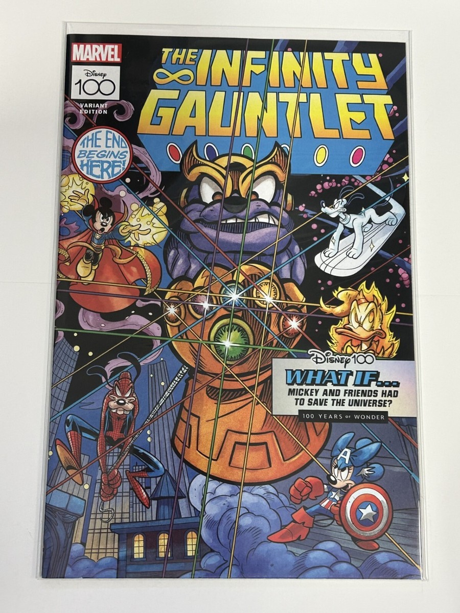 THE AMAZING SPIDER-MAN #23 2023 NM 100TH INFINITY GAUNTLET DISNEY