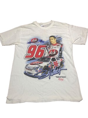 HALL OF FAME RACING BOBBY LABONTE Ask.com T-SHIRT M NASCAR #96 USA SHORT SLEEVE