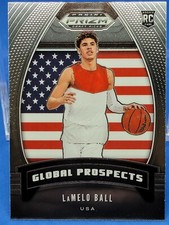 LaMELO BALL ROOKIE CARD Global Prospects Basketball RC USA Panini PRIZM