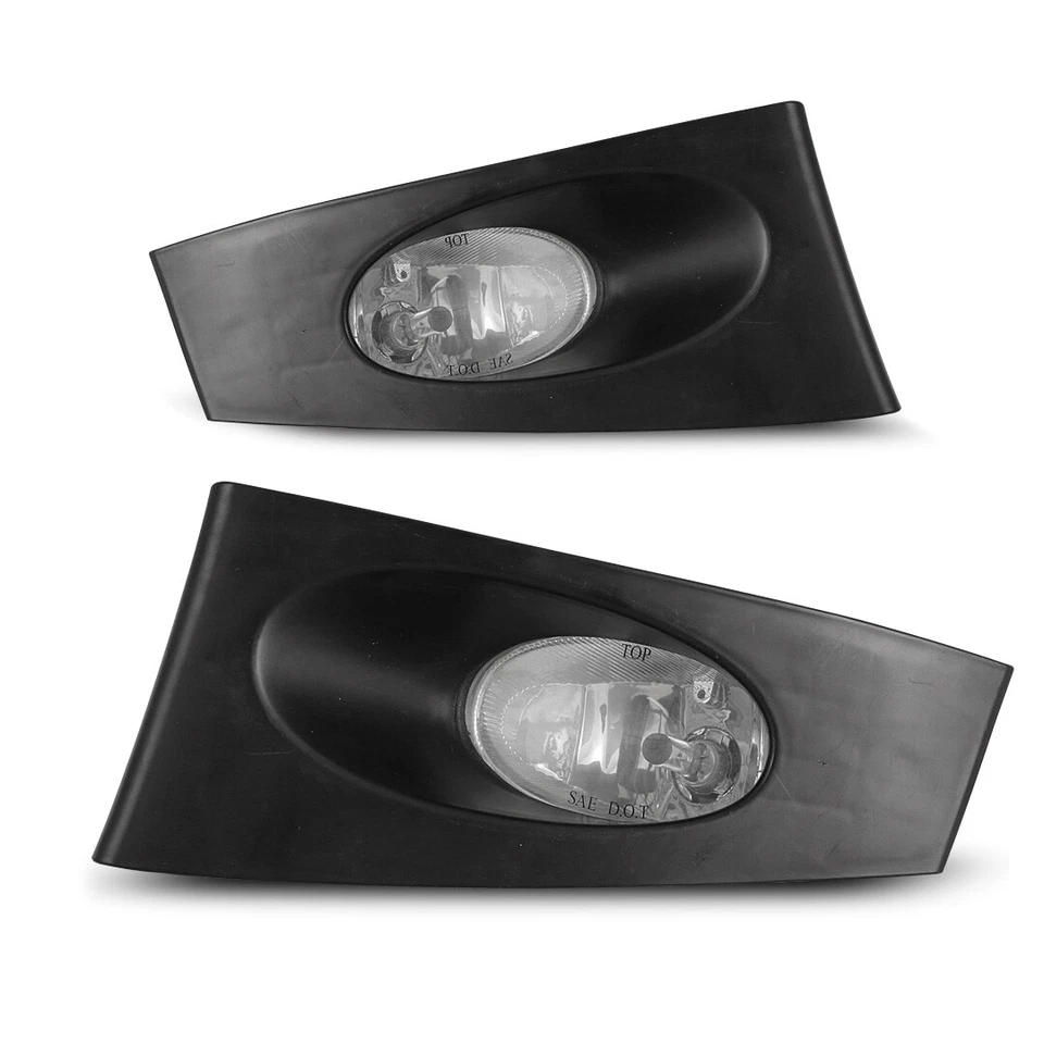 Luces antiniebla para parachoques transparentes Honda Fit 2006-2008 con biseles + kit de cableado + interruptor Foto 2 de 4