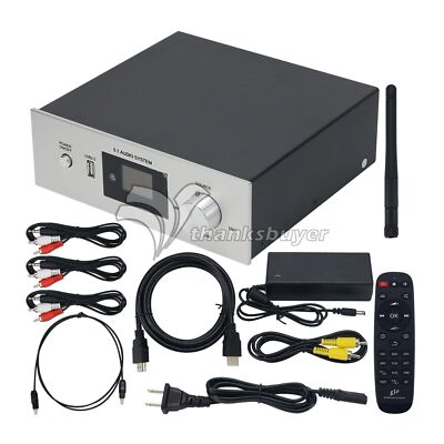 5.1 Audio System 5.1CH Audio Decoder USB DAC HDMI Power Amplifier 450W Out #E5