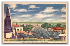 Traffic Rush After the Bull Fights Tijuana Mexico UNP WB Postcard Y17