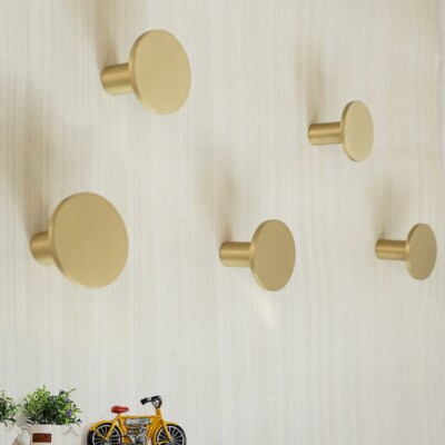 Solid Brass Hooks Coat Hook Hanger Decorative Wall Hook Gold Bag Hook  Bathroom