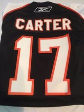 BRAND NEW JEFF CARTER #17 RETRO PHILADELPHIA FLYERS BLACK REEBOK JERSEY NWT