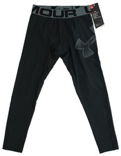 UA HeatGear Compression Leggings Boys Fitted Football Sports Shorts 1331723
