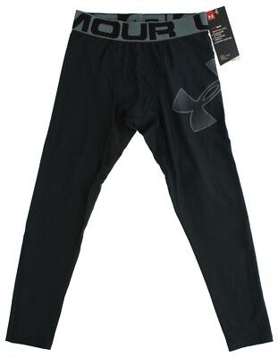 UA HeatGear Compression Leggings Boys Fitted Football Sports