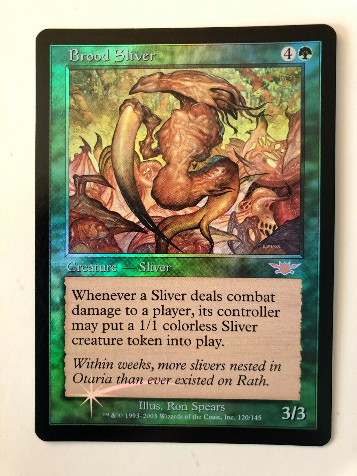 ✨ Brood Sliver FOIL ✨ Legions - MTG Magic - Vintage Rare Card - NM