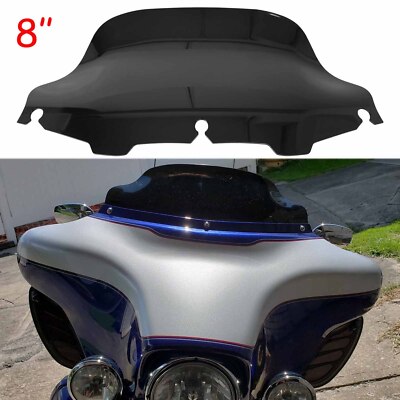 8'' Windshield Windscreen For Harley Ultra Classic Electra Glide FLHTCU 1996-2013
