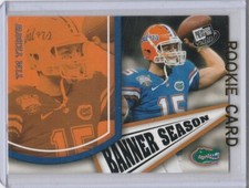 TIM TEBOW ROOKIE CARD Banner Season Insert RC Florida Gators Football BRONCO MET