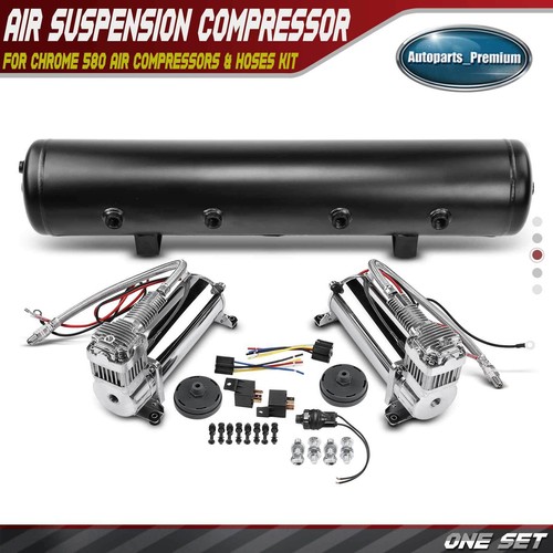 580 Air Suspension Compressor for 5 Gallon Air Tank 180psi Off Pressure ...