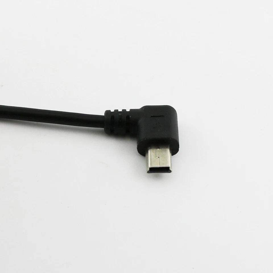 1x 3M Mini USB Male 90 Degree Left Angled to USB 2.0 A Male for Camera Mp4 GPS - Image 4 of 4