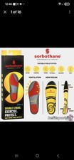 Image of SORBOTHANE DOUBLE STRIKE INSOLES SHOCK ORTHOTIC FOOT PAIN RUN GEL SHOE INSERTS