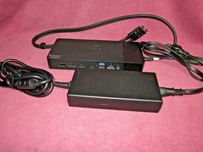 Dell WD19DCS Dual USB-C Docking Station & 180W Adapter HA180PM180