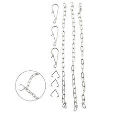 Chain 25 1.5cm 3 Pcs Handle Chain Lift Chain Parts Replacement Stainless Steel