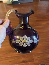 FENTON HISTORICAL COLLECTION ROYAL PURPLE EWER PITCHER LE