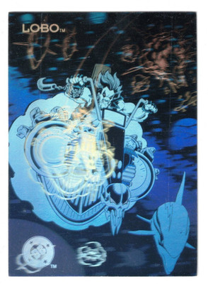 1993 DC COMICS LOBO HOLOGRAM HALL OF FAME #DCH13 HOLO LP Visit My eBay Store
