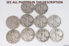 NobleSpirit (ST) $5 FV 10x 90% Silver Liberty Walking Half Dollars 1942