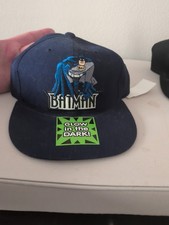 Batman Robin Animated Series 1998 Vintage Retro Hat Cap SnapBack Kids NWT