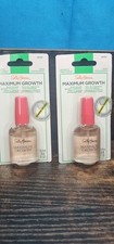 Sally Hansen Maximum Growth Growth Treatment, Clear Transparent 45107 Lot Of 2