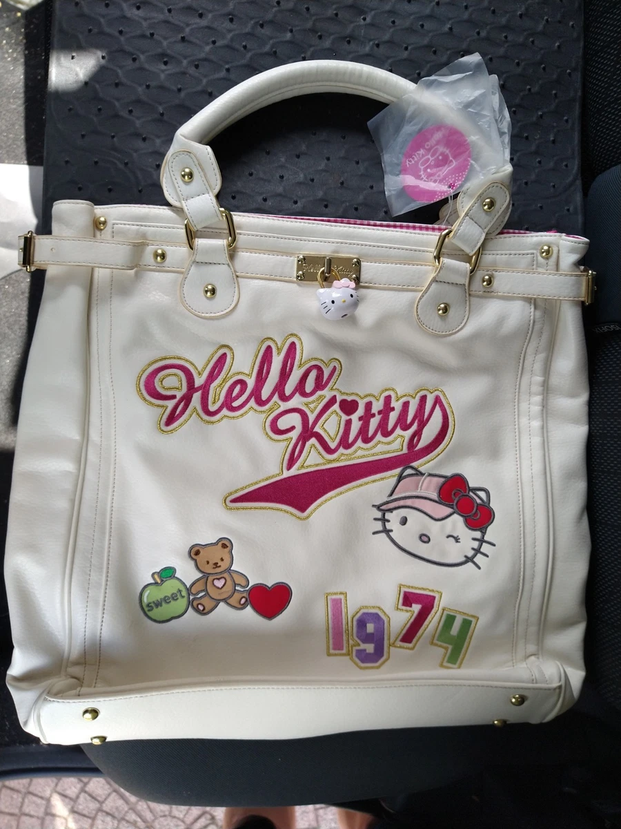 Borsa a tracolla in Pelle Rosa di Hello Kitty Lady Da Viaggio