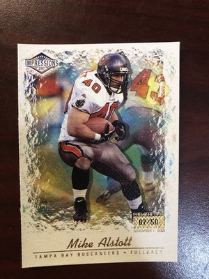 #ad 2001 PACIFIC IMPRESSIONS PREMIERE DATE PARALLEL #130 MIKE ALSTOTT # 50 NM COND $47.95