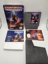 IronSword Wizards Warriors NES 1989 CIB MAP Mint Rare Authentic Tested Retro