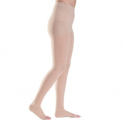 MEDIVEN PLUS 211/212 CAL STRUMPFHOSE GRADUIERT DAMEN CL2 OFFENE SPITZE FLEISCH 