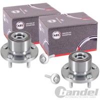 2X A.B.S. RADLAGER-SATZ Mit ABS-RING Vorne Passend FüR Ford Focus Mondeo