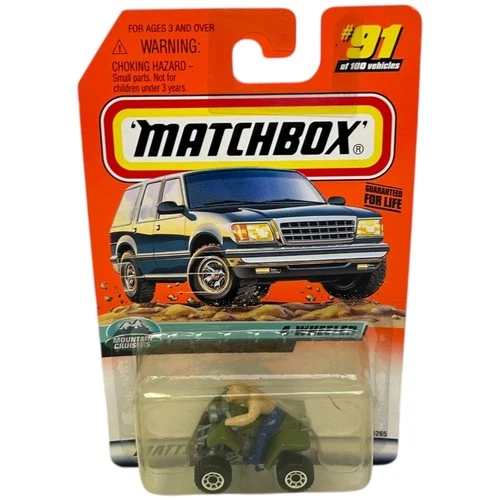 Matchbox 4-Wheeler #91 1/64 Die-Cast Car 1998 Mattel New Sealed Vintage