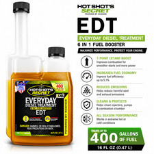 Hot Shot's Secret EDT Diesel Fuel Additive 16 oz Treats 400 Gallons