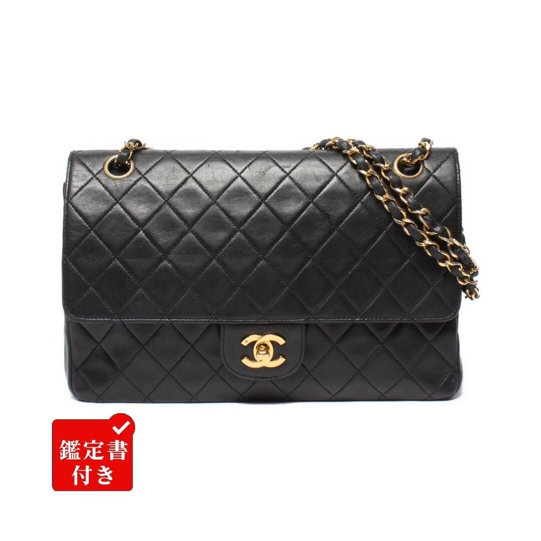 Chanel Chain Shoulder Bag W-chain Double Flap Gold Hardware Lambskin 0th 8efd21