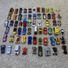 Huge 64 Car Diecast Lot Hot Wheels Matchbox Maisto More Mixed Collection