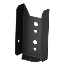 20 Pack Fence Rail Brackets for 2x4 Wood Post,18 Gauge,Black
