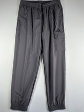 Men's Adidas Small Logo Cargo Multi Sport Pants Gray Strata/Black JD1822 Light L