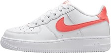 Big Kid's Nike Air Force 1 White/Magic Ember FV5948 117
