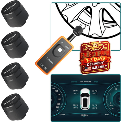 #ad #ad Gen 2 TPMS Sensors Set of 4 with Relearn Tool for GM Chevy Silverado GMC 4 Pack $93.61
