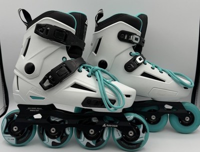 Rollerblades Lightning 80 Skates - Women s Size 7.0 - 7.5 Colors: White/Aqua