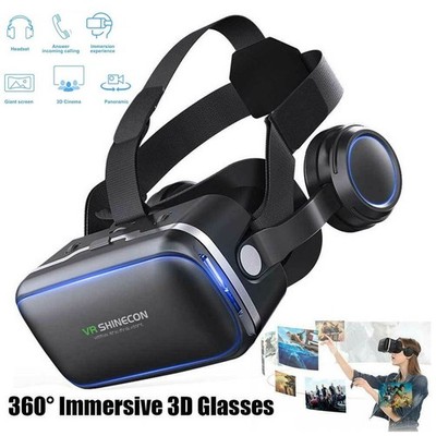Virtual Reality VR Headset 3D Brille für 4,7-6Zoll Smartphones Bildschirme Filme