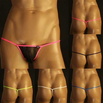 Stylischer und sexy Herren Lowrise G String Tanga Unterwäsche Trendy und Bequem