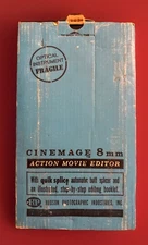 1964 Hudson 8mm Quik Splice Action Movie Editor Complete Rare Vintage Splicer.