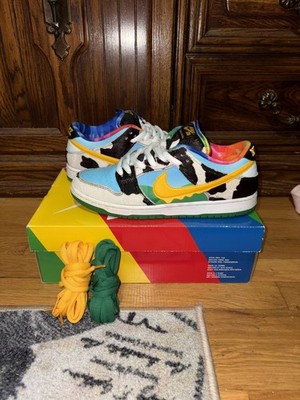 Nike SB Dunk Low  Ben and Jerry s Chunky Dunky  CU3244-100  Size 8.5* PRE-OWNED*