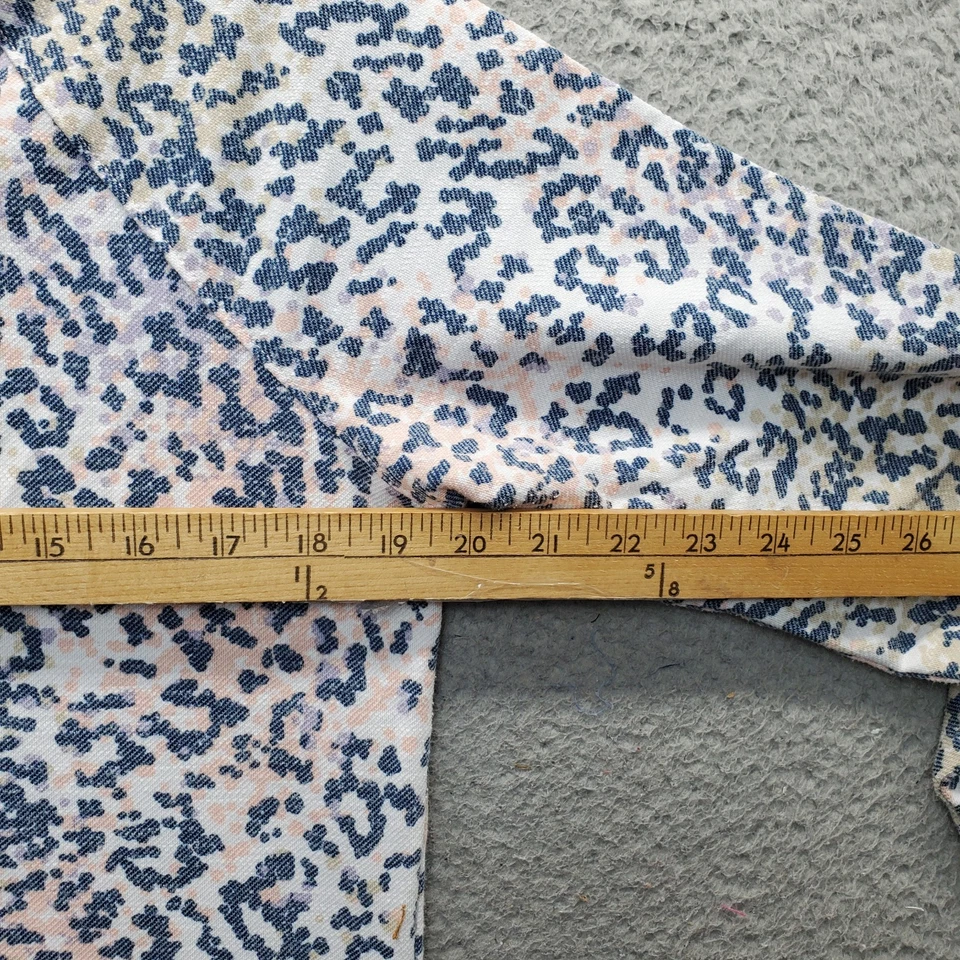 Sudadera con Capucha Weekend By Chico's para Mujer 1 Estampado Multi Animal Manga Larga Elastizada Cremallera Foto 3 de 4