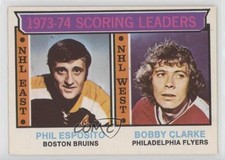 1974-75 O-Pee-Chee Phil Esposito Bobby Clarke #3 HOF pb9
