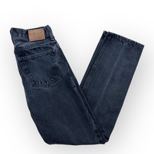 B Sides Jeans Lasso High Rise Straight Leg 26 Faded Black Womens Made in USA