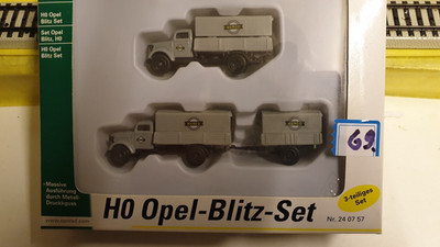 HO Conrad Electronic  1. HO Opel-Blitz- SET nr.2407 neu in OVP